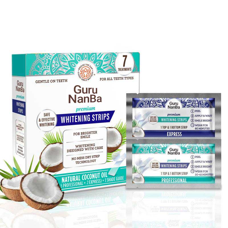 🍇Final 3 hours 70% off 🔥 GuruNanBa Teeth Whitening Strips - Reveal Your Brightest Smile