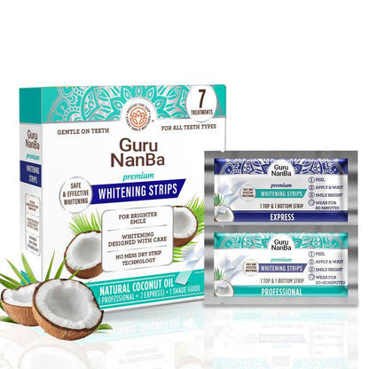 🍇Final 3 hours 70% off 🔥 GuruNanBa Teeth Whitening Strips - Reveal Your Brightest Smile