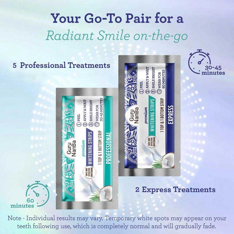 🍇Final 3 hours 70% off 🔥 GuruNanBa Teeth Whitening Strips - Reveal Your Brightest Smile
