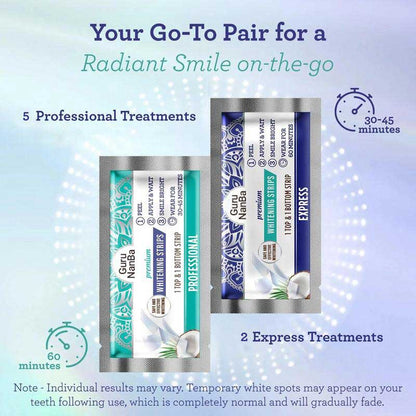 🍇Final 3 hours 70% off 🔥 GuruNanBa Teeth Whitening Strips - Reveal Your Brightest Smile