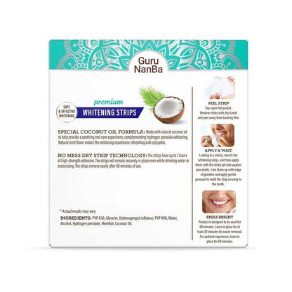 🍇Final 3 hours 70% off 🔥 GuruNanBa Teeth Whitening Strips - Reveal Your Brightest Smile
