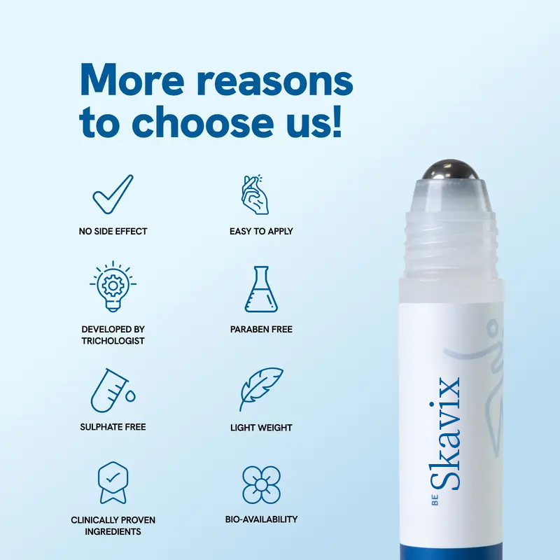 Hair Growth Roll-On Serum – See hair growth in 4 weeks