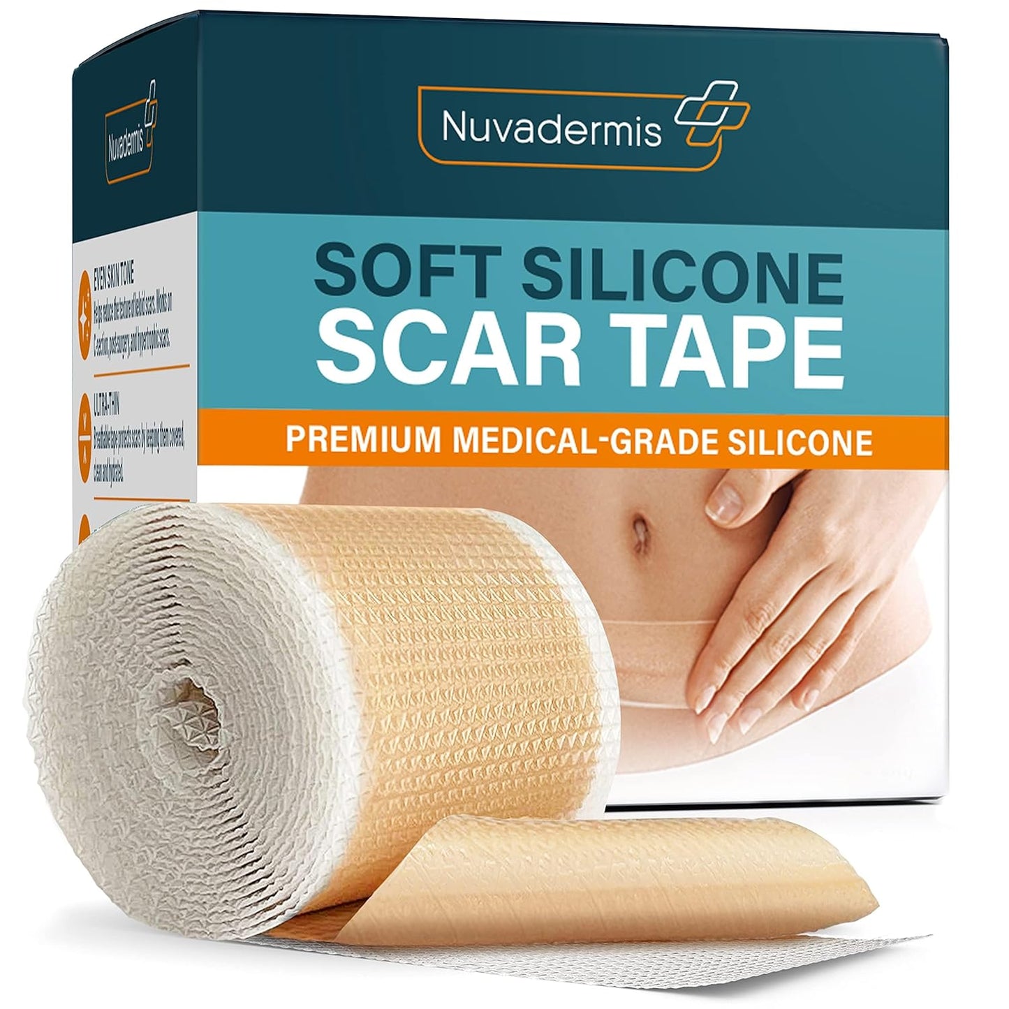 🍉Official Store |Ourlyard® Hyaluronic Acid Nano Microneedle Repair Tape🗽🎉(Treatment of old and new scars, reduction of surgical scars, stretch marks, keloids, acne, burns, warts, dermatomes and varicose veins)