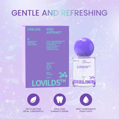 🍇3-Second Fresh Breath LOVILDS™ Probiotic Oral Spray | Fresh Breath & Oral Health That Hits Hard